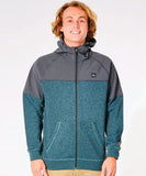 Rip Curl Viral Anti-Series Zip Through Hooded Fleece - Muted Green