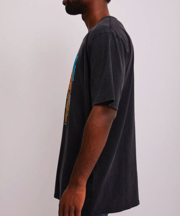 Santa Cruz Grabke Melting Clocks Men Tee - Black
