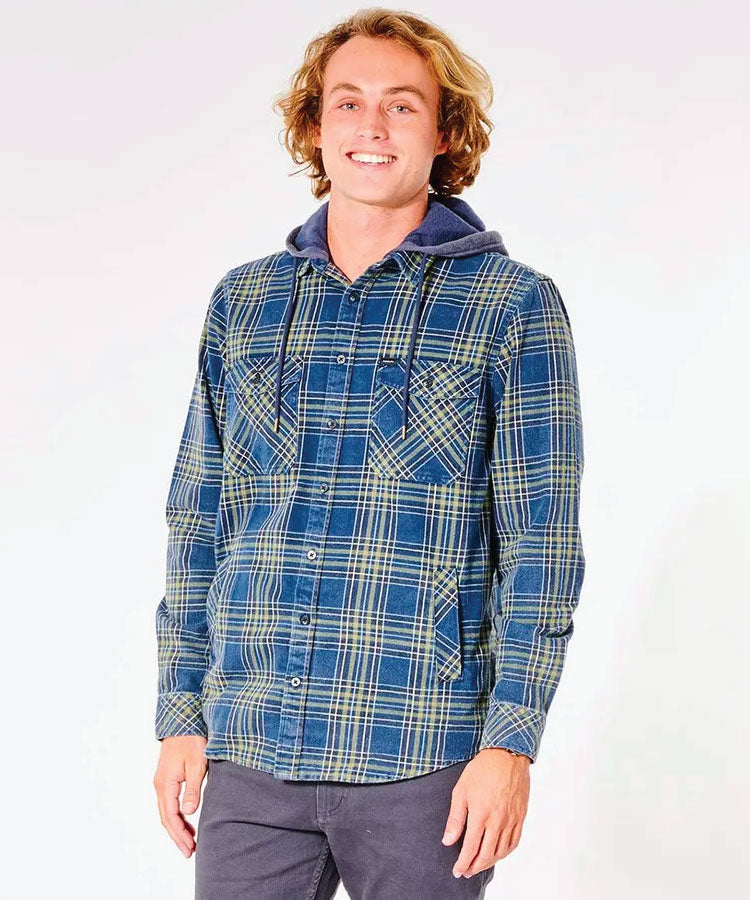 Rip Curl Ranchero Flannel Shirt - Navy