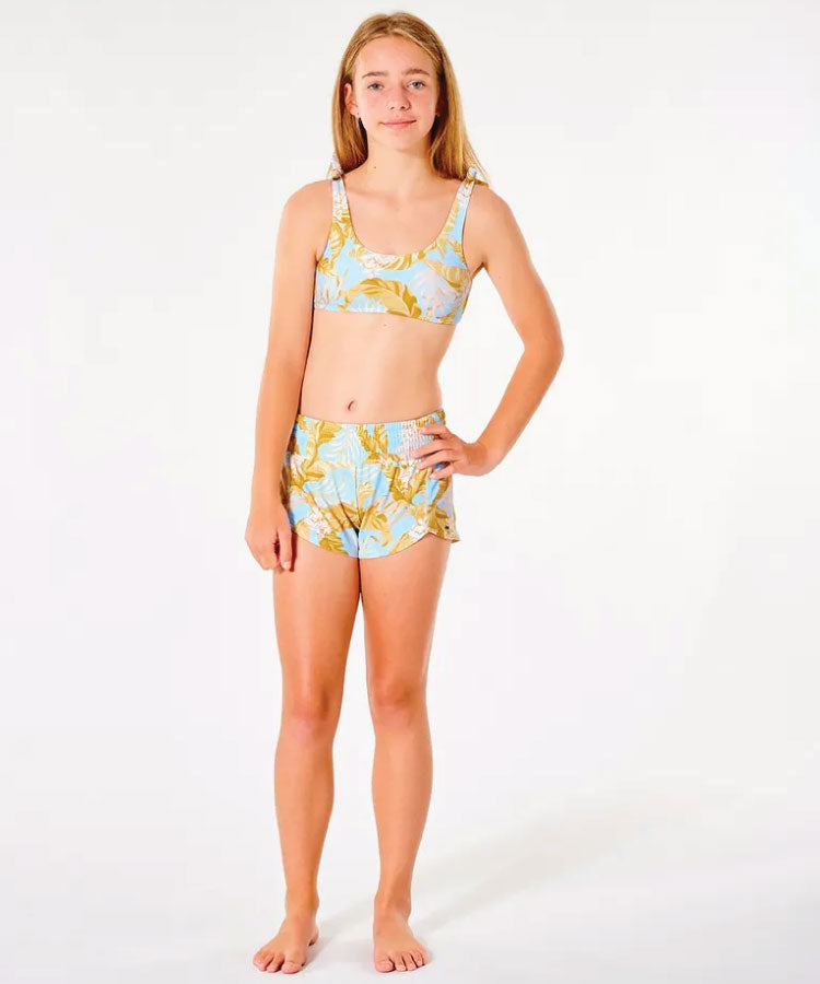 Rip Curl Namotu 3 Girls Boardshorts - Light Blue