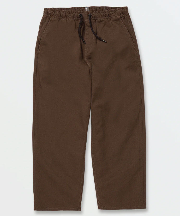 Volcom Big Boys Outer Spaced Elastic Waist Pants - Dark Brown
