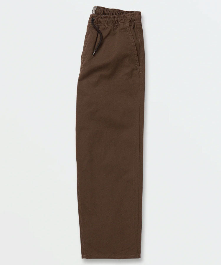Volcom Big Boys Outer Spaced Elastic Waist Pants - Dark Brown