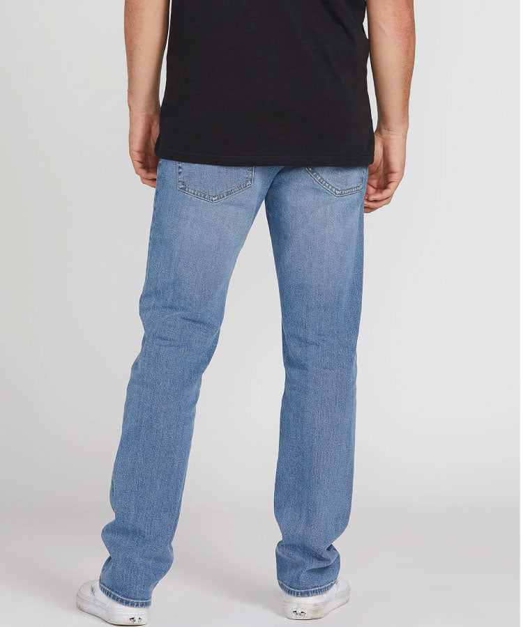 Volcom Men Solver Modern Fit Jeans - Old Town Indigo