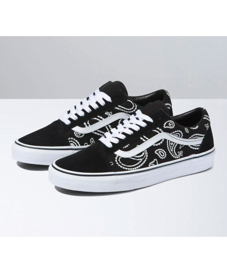 Vans Old Skool Peace Paisley Shoe - Black / True White