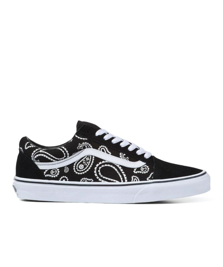 Vans Old Skool Peace Paisley Shoe - Black / True White