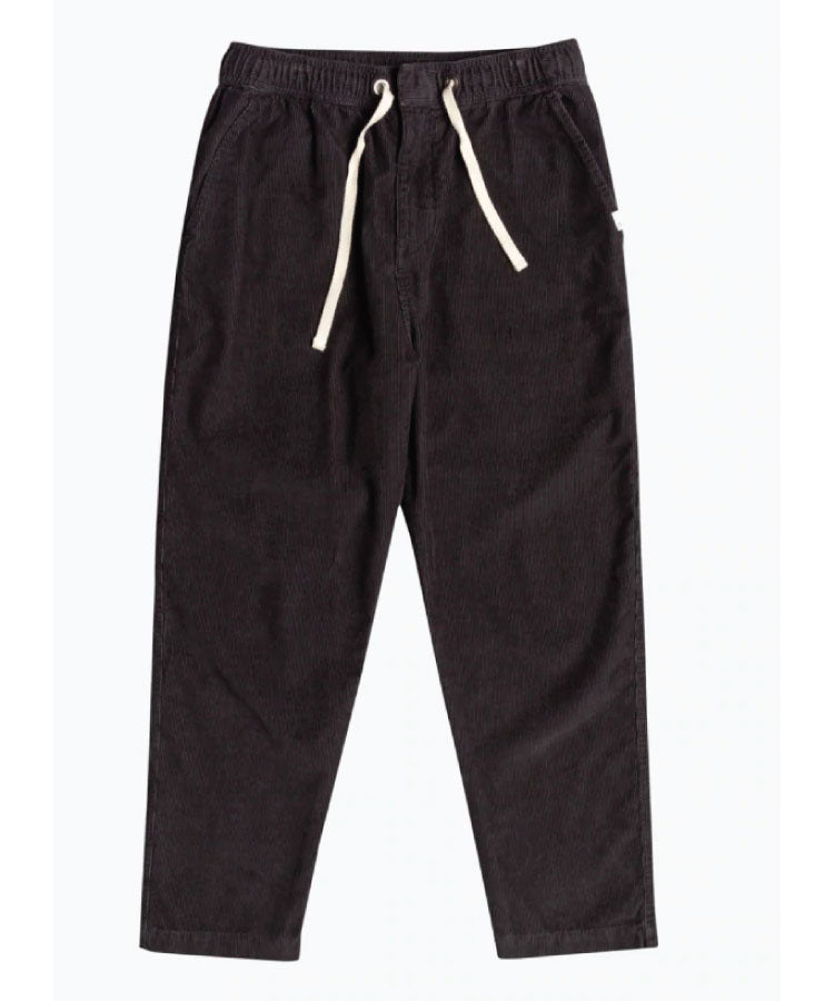 Quiksilver Mens Corduroy Elastic Tracksuit Bottoms - Tarmac