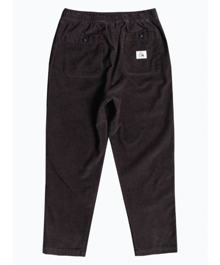 Quiksilver Mens Corduroy Elastic Tracksuit Bottoms - Tarmac