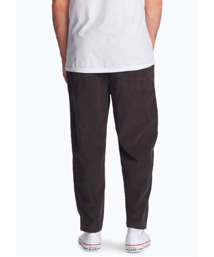 Quiksilver Mens Corduroy Elastic Tracksuit Bottoms - Tarmac