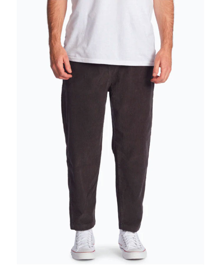Quiksilver Mens Corduroy Elastic Tracksuit Bottoms - Tarmac