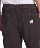 Quiksilver Mens Corduroy Elastic Tracksuit Bottoms - Tarmac
