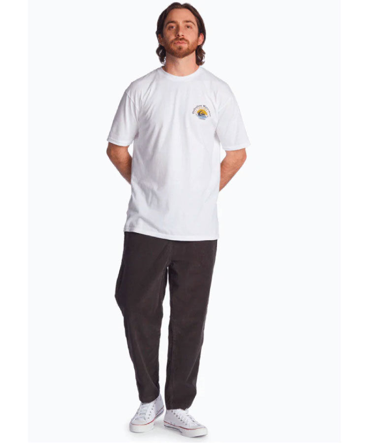 Quiksilver Mens Corduroy Elastic Tracksuit Bottoms - Tarmac