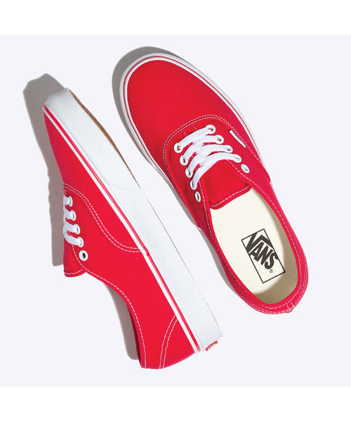 Vans Authentic Shoes - Red – Point Break NZ | Surf, Street, Skate