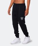 Majestic Raiders Champlain Zip Cuff Jogger Track Pants - Faded Black