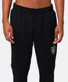 Majestic Raiders Champlain Zip Cuff Jogger Track Pants - Faded Black