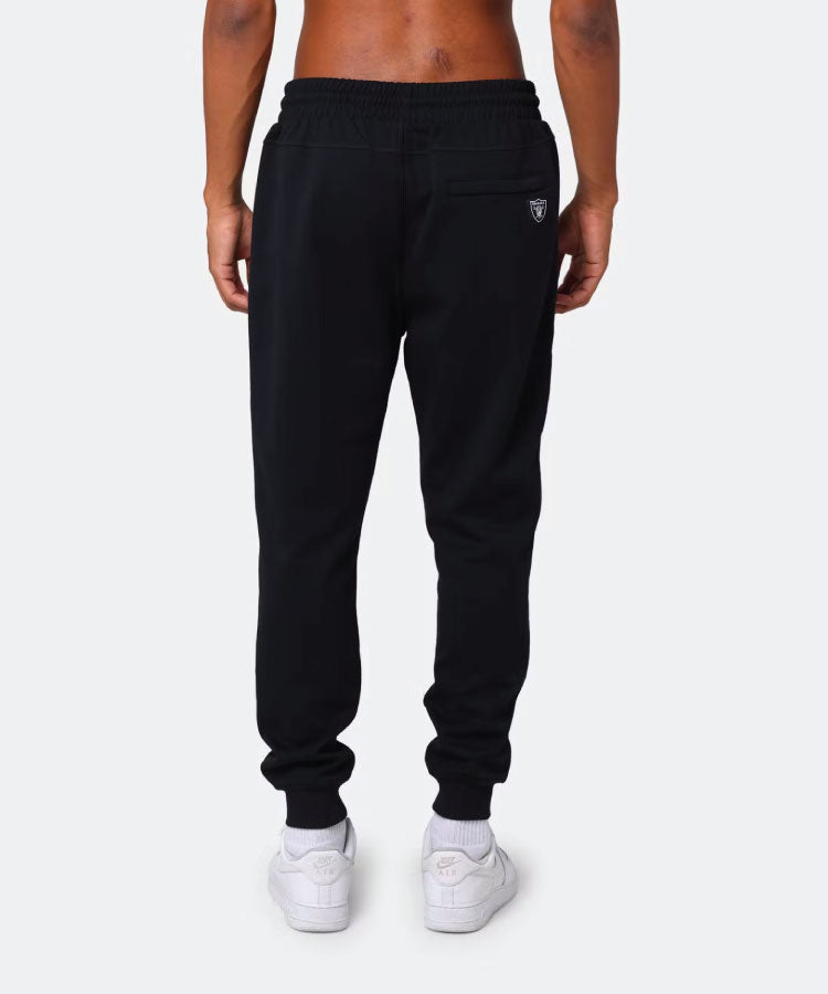 Majestic Raiders Champlain Zip Cuff Jogger Track Pants - Faded Black
