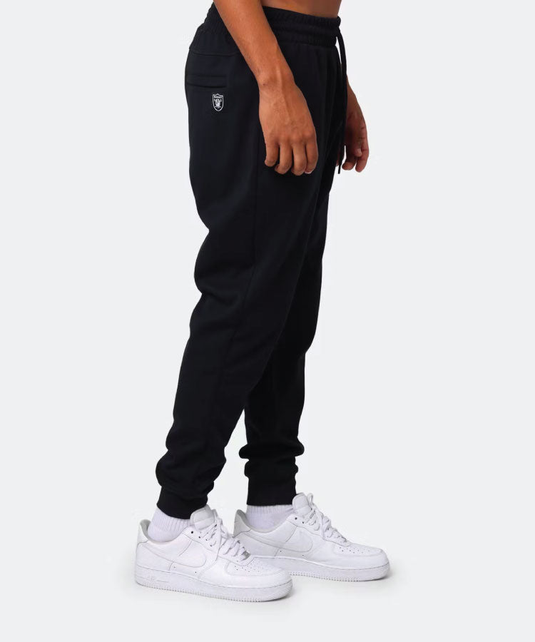 Majestic Raiders Champlain Zip Cuff Jogger Track Pants - Faded Black