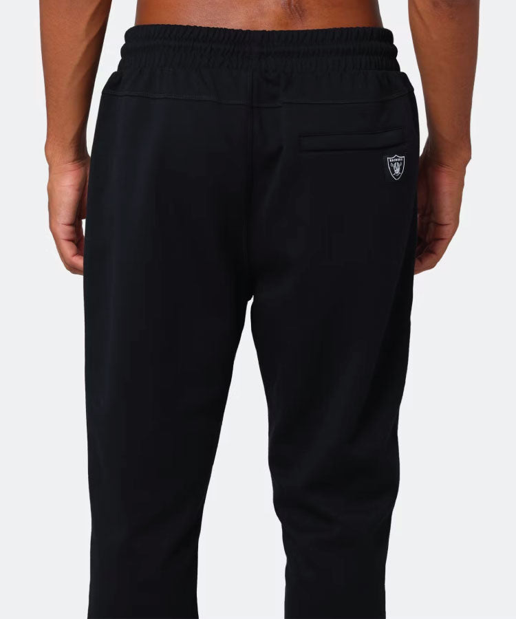 Majestic Raiders Champlain Zip Cuff Jogger Track Pants - Faded Black