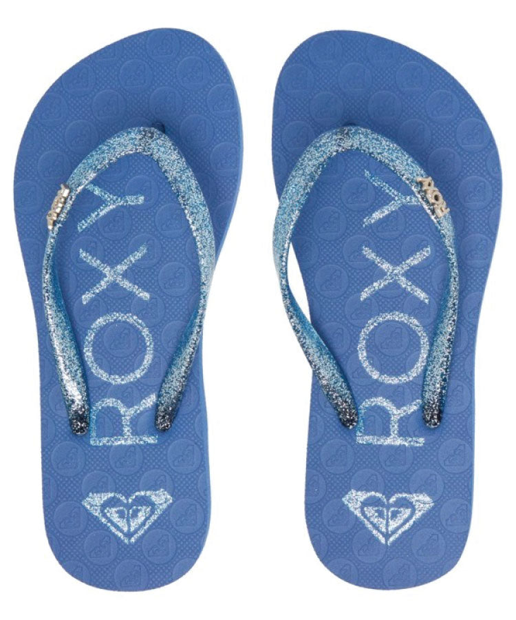 Roxy Girls Viva Sparkle Sandals - True Navy