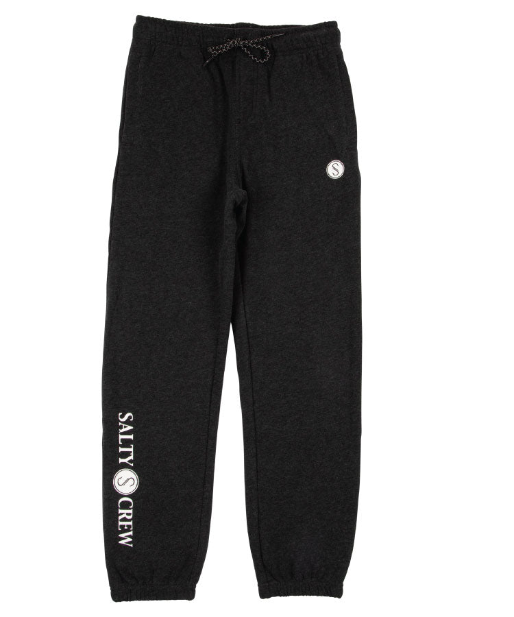 Salty Crew Slow Roll Boys Sweatpant - Black Heather