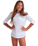 Billabong Girls 6-14 Sol Beach Cover Up - White