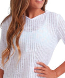 Billabong Girls 6-14 Sol Beach Cover Up - White