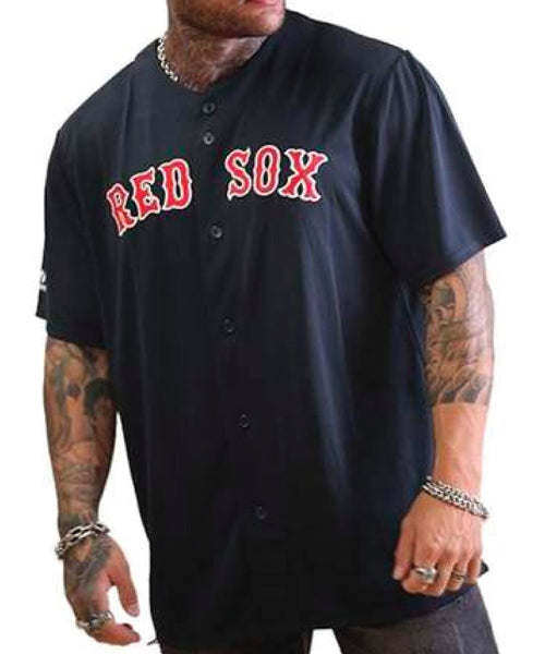 Majestic Boston Red Sox Wordmark Replica Baseball Jersey - True Navy –  Point Break NZ