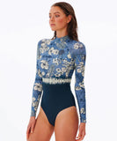 Rip Curl Surf Treehouse UPF Zip Back - Navy