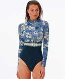 Rip Curl Surf Treehouse UPF Zip Back - Navy