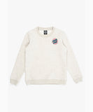 Santa Cruz Girls Other Dot Crew Neck Grey  Marl