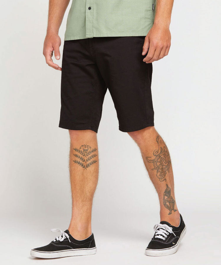 Volcom Solver Lite 5 Pocket Mens Short 19 - Black