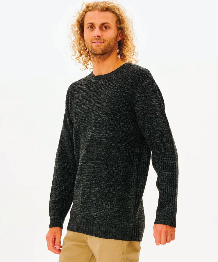 Rip Curl Tide Crew Mens - Black