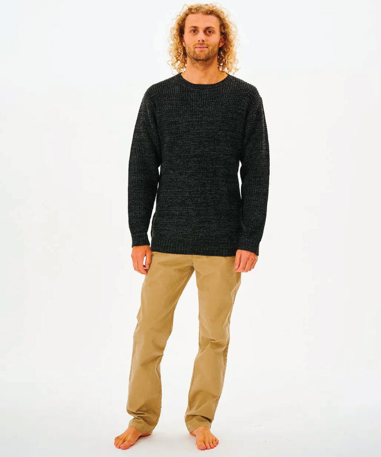 Rip Curl Tide Crew Mens - Black