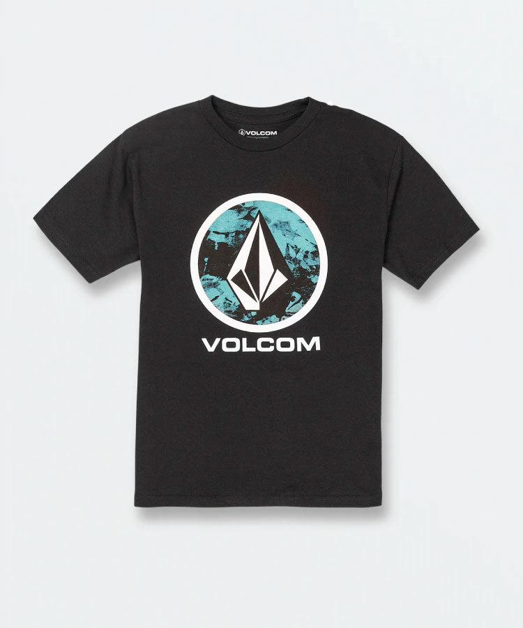 Volcom Little Boys Crisp Stone Short Sleeve Tee - Black