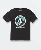 Volcom Little Boys Crisp Stone Short Sleeve Tee - Black