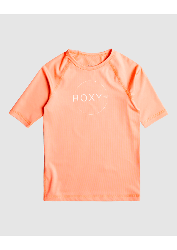 Roxy Girls Beach Classic 3/4 Sleeve Rash Vest - Desert Flower