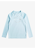 Roxy Girls Beach Classics L/S Rash Vest - Cool Blue
