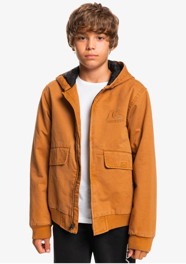 Quiksilver Just Cool Jacket Youth - Chipmunk