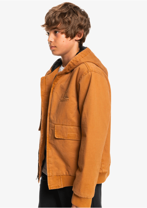 Quiksilver Just Cool Jacket Youth - Chipmunk