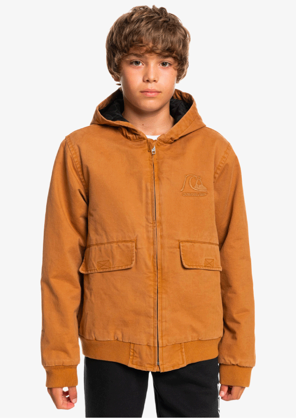 Quiksilver Just Cool Jacket Youth - Chipmunk