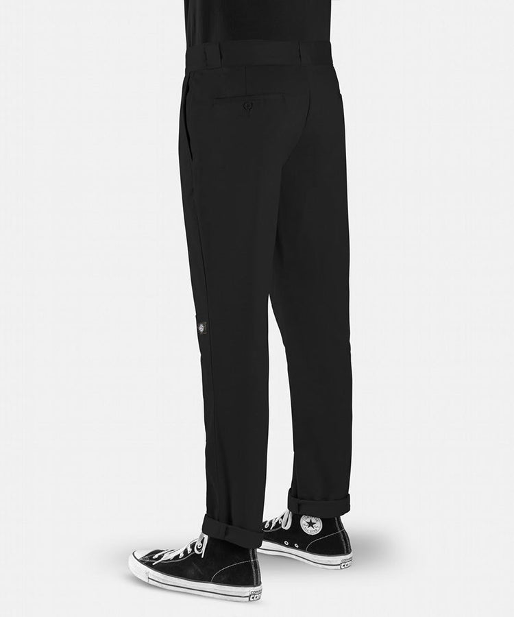Dickies WP918 Slim Fit Double Knee Mens Pant Black