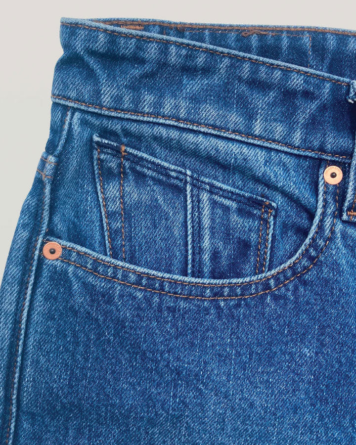 Volcom Solver Denim Short 19" - Old Town Indigo