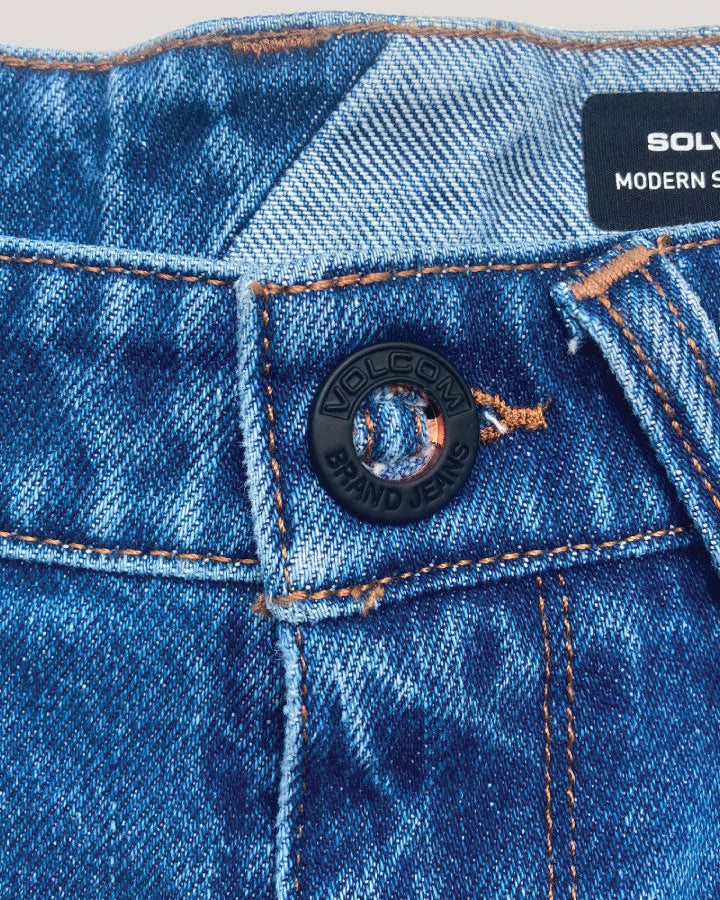 Volcom Solver Denim Short 19" - Old Town Indigo