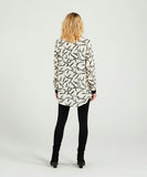 Zafina Havana Top - Black Swirl