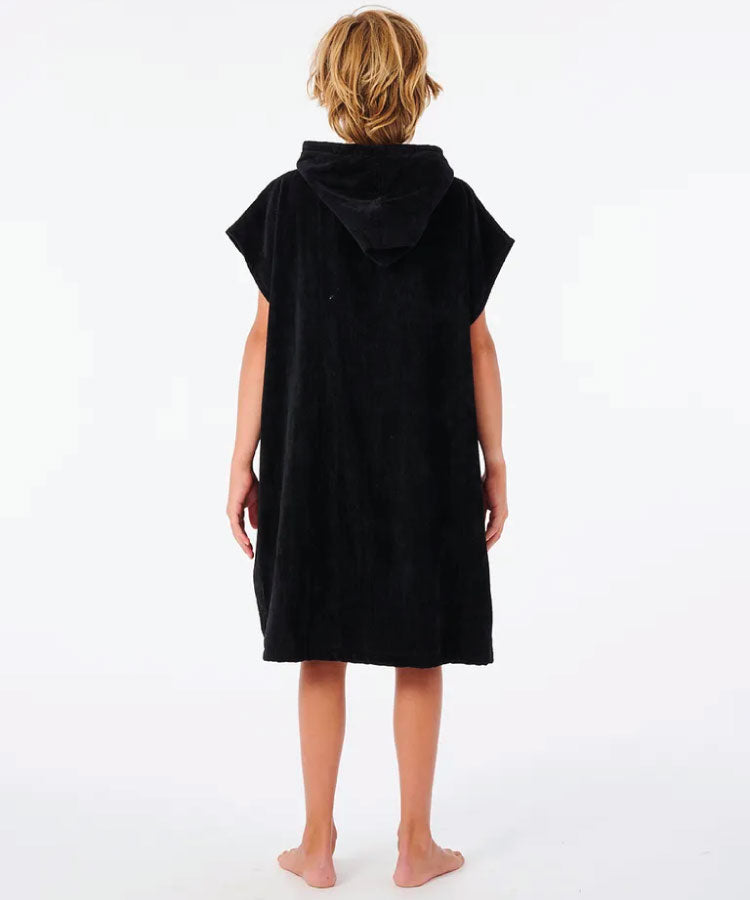 Rip Curl Icons Boys Hooded Towel - Black