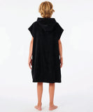 Rip Curl Icons Boys Hooded Towel - Black