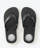 Rip Curl Icon Open Toe Boys Jandal - Black