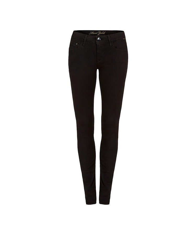 Mavi Women Alexa Double Black Gold Reform Jean