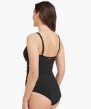Messina Cross Front Multifit One Piece -Black
