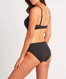 Sea Level Mid Bikini Pant - Black