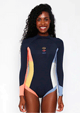 Rip Curl Melting Waves UPF UV Surf Suit - Navy